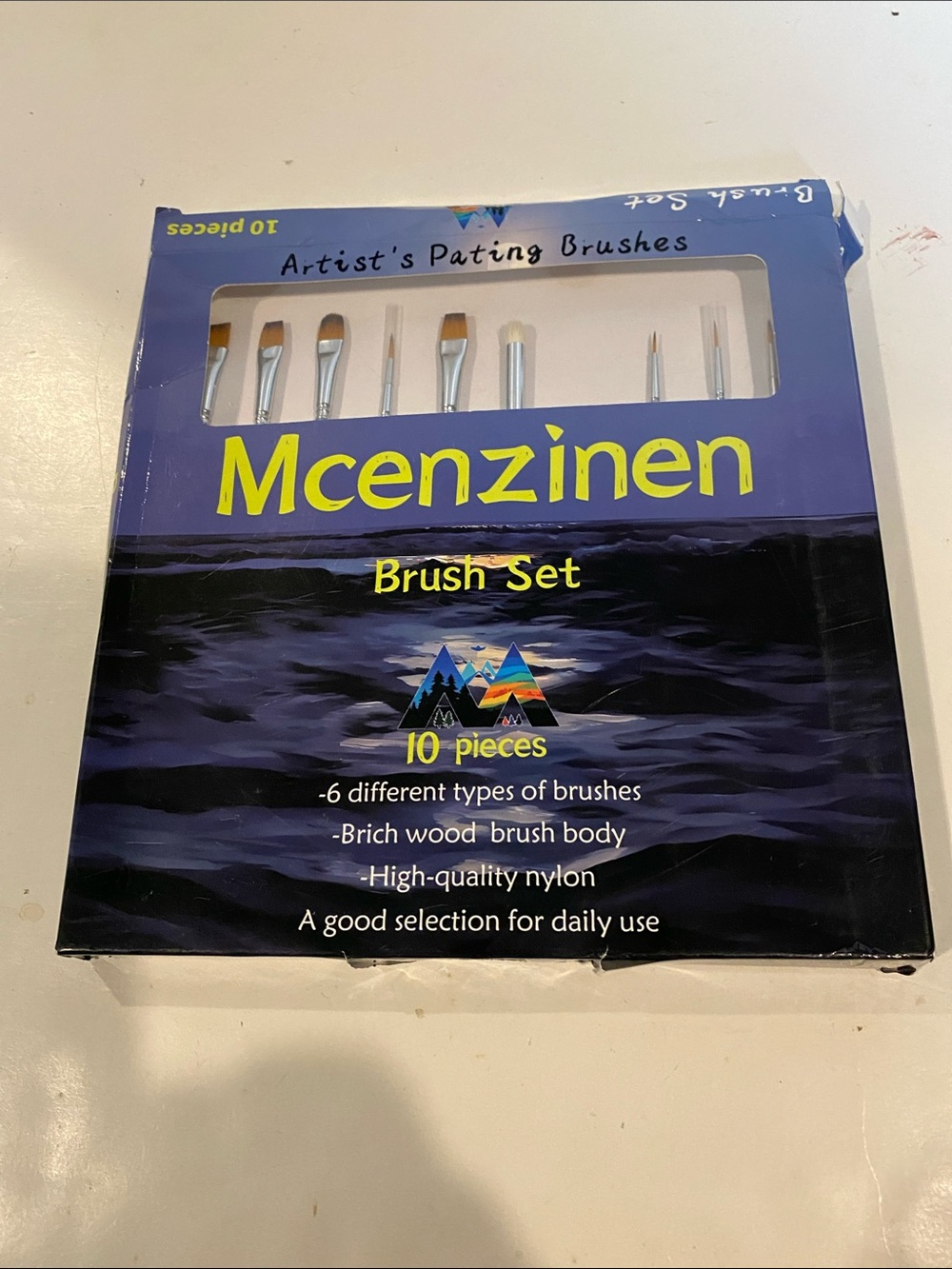 NIB Artist’s Painting Brushes, 10 Piece Set